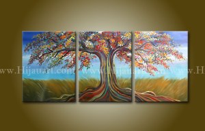 Lukisan Rainbow tree